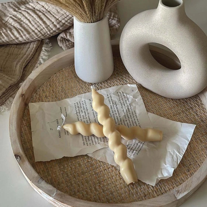 Twisted Taper Candle