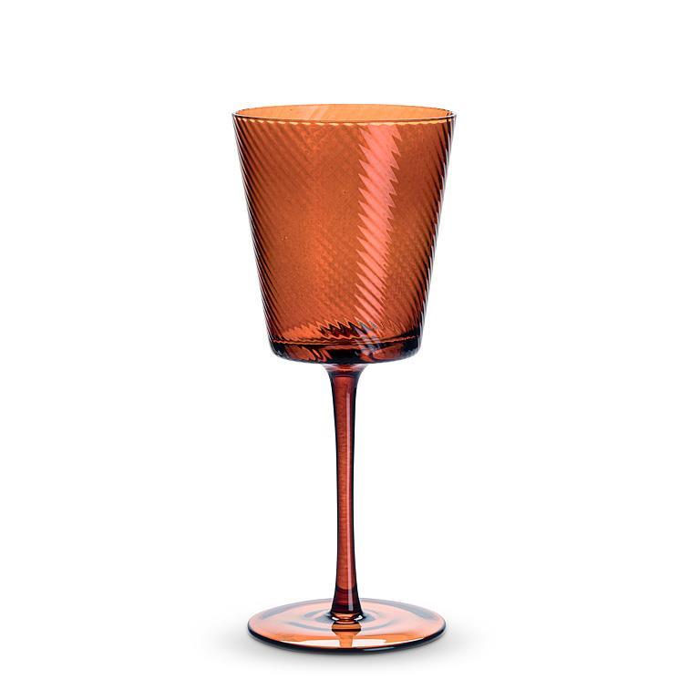 Amber Optic Glassware