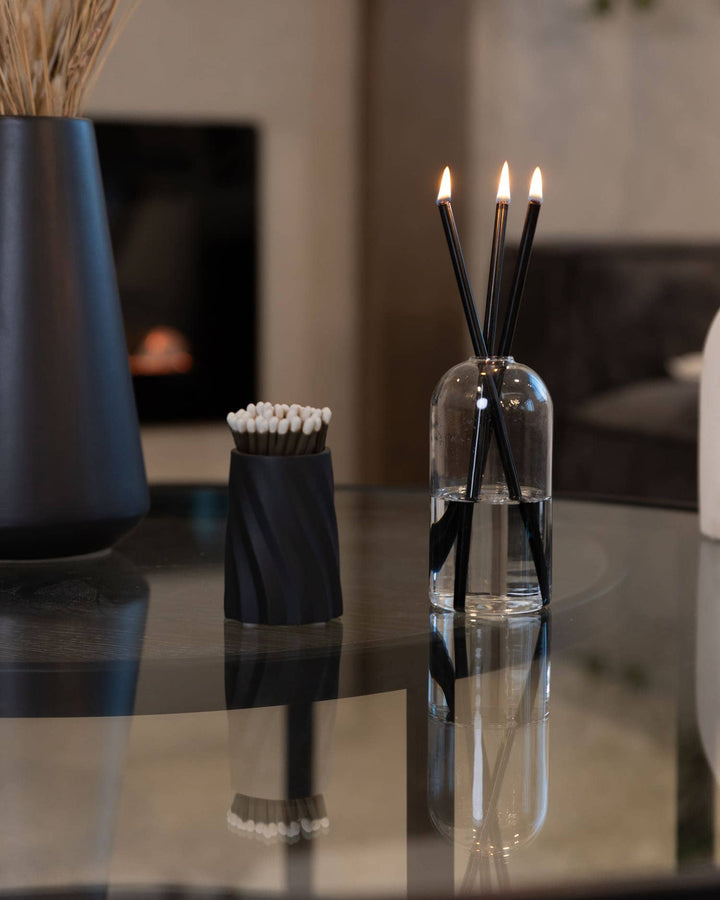 Black Concrete Match Set