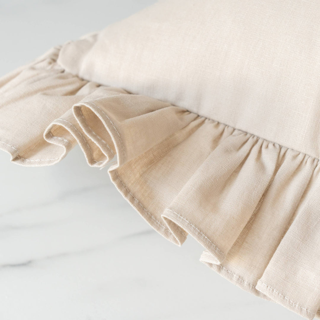 RAYA Ruffle Pillow Cover
