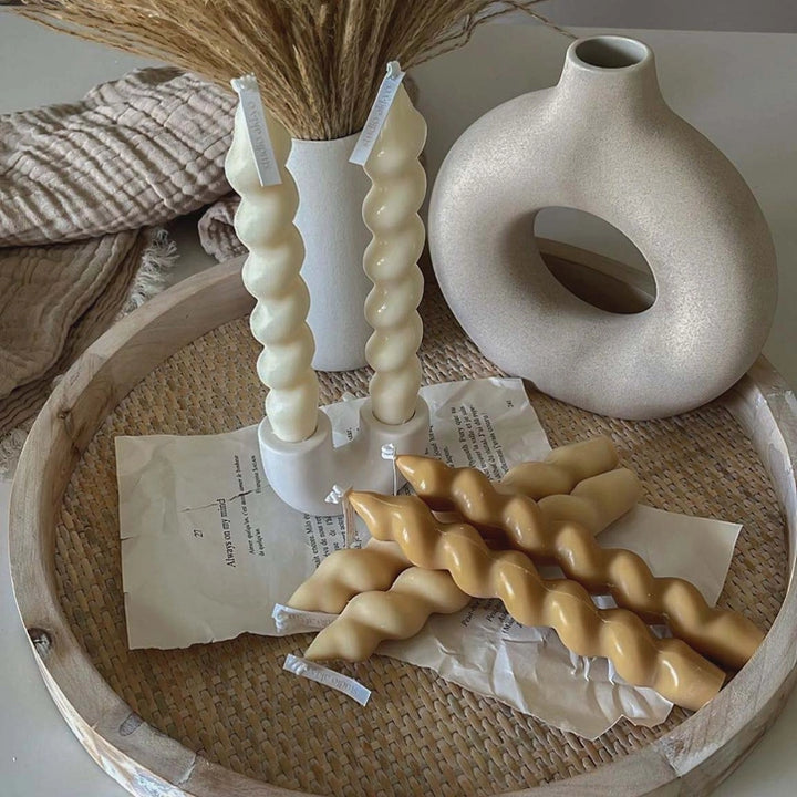 Twisted Taper Candle