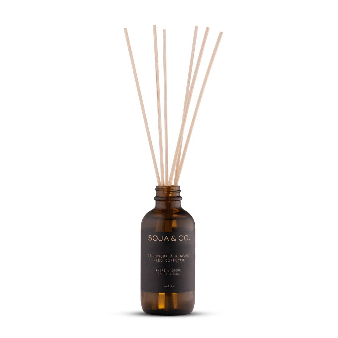 Reed Diffuser | Amber + Oak