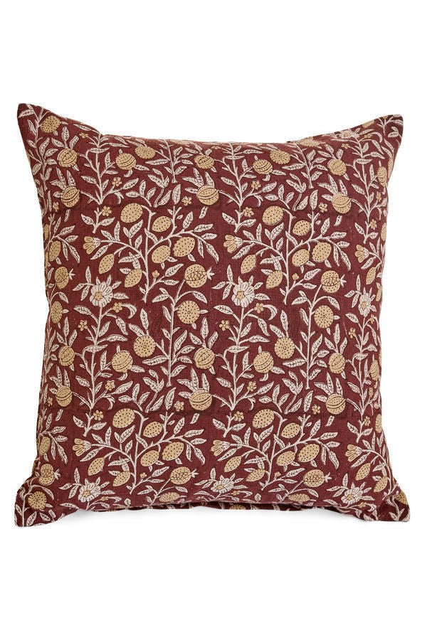 Floral Block Print Pillow