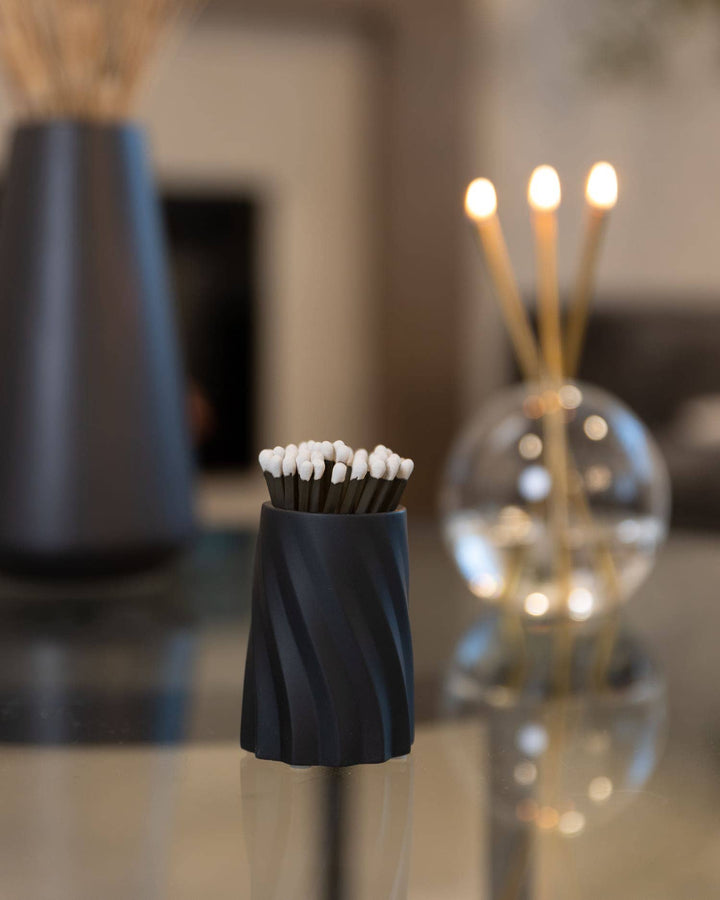 Black Concrete Match Set