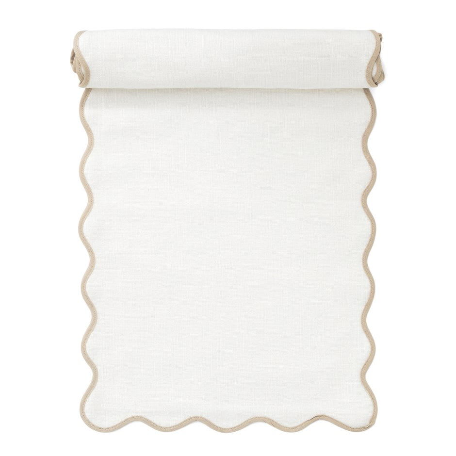Scalloped Edge Table Runner