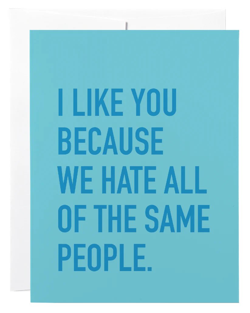 Hate Same People