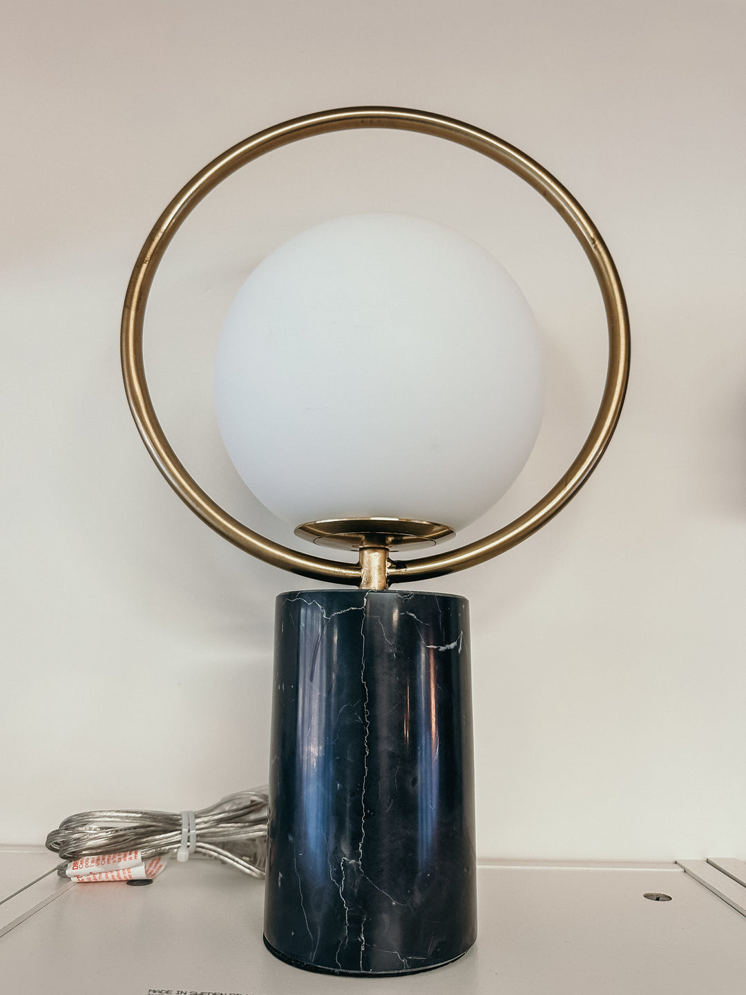 Ash Globe Lamp