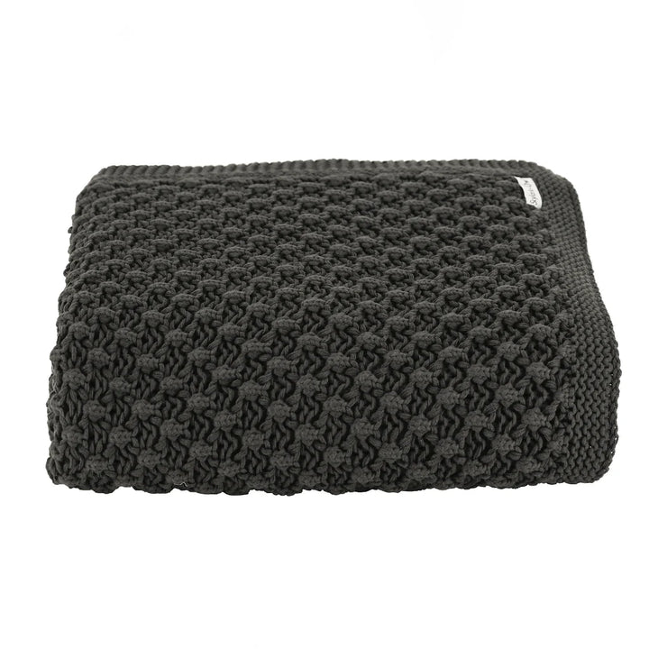 Popcorn Knit Throw