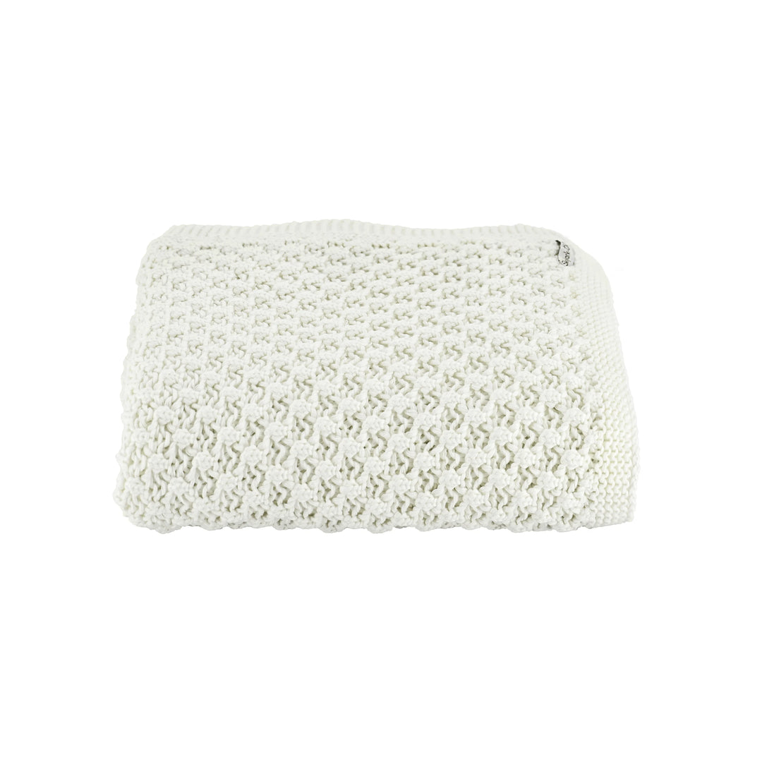 Popcorn Knit Throw