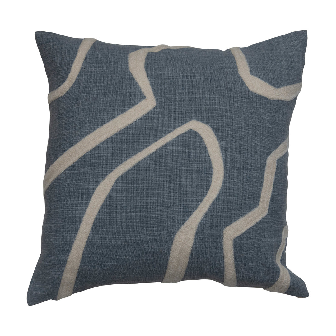 Embroidered Cotton Pillow