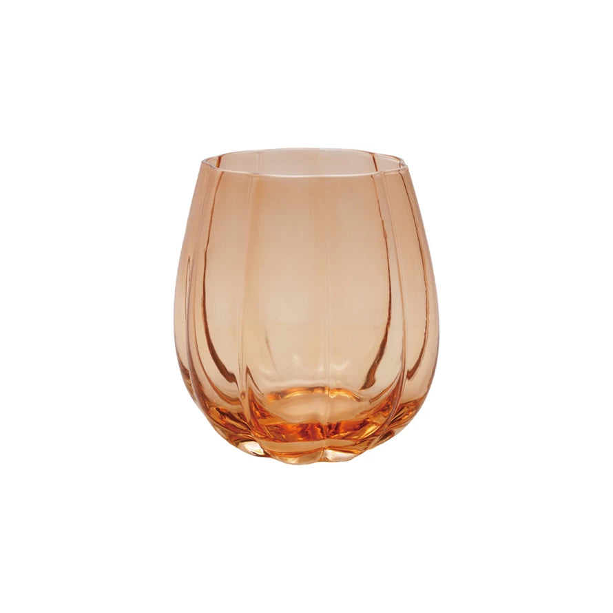 Pumpkin Wine Glas
