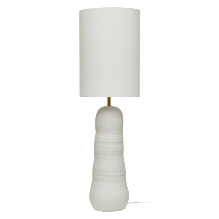 Stoneware floor lamp