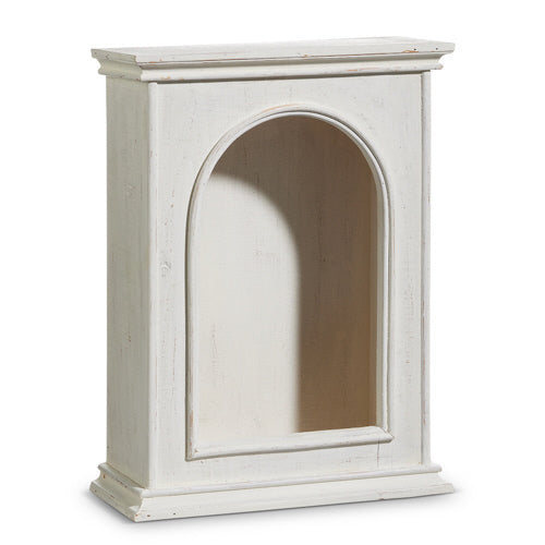 White Curio Mini Cabinet
