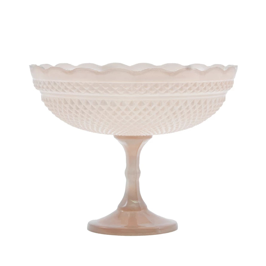 Embossed Footed Bowl