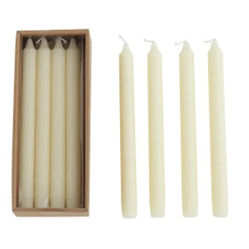 10" Unscented Taper Candles