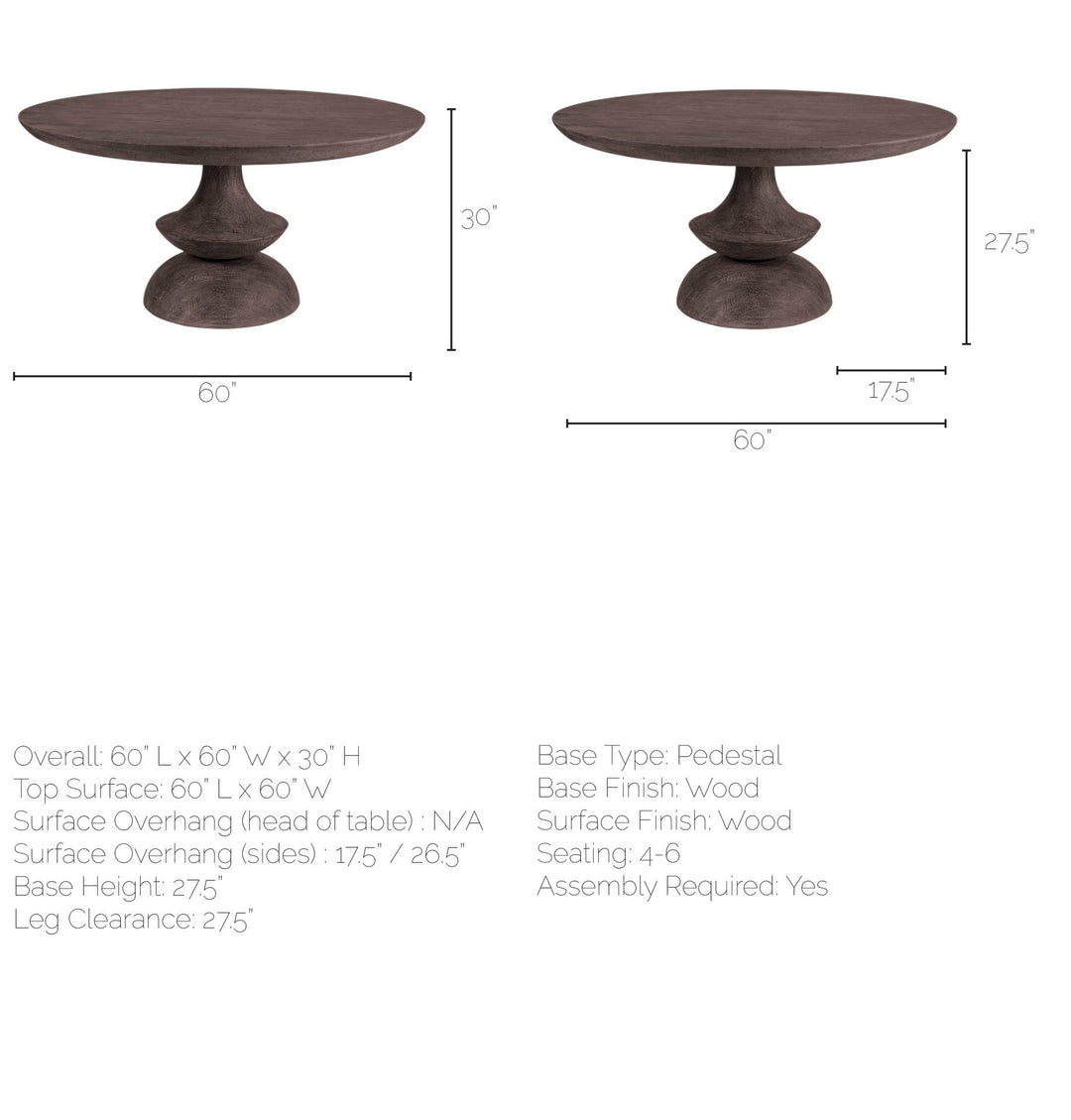 Crossman Dining Table