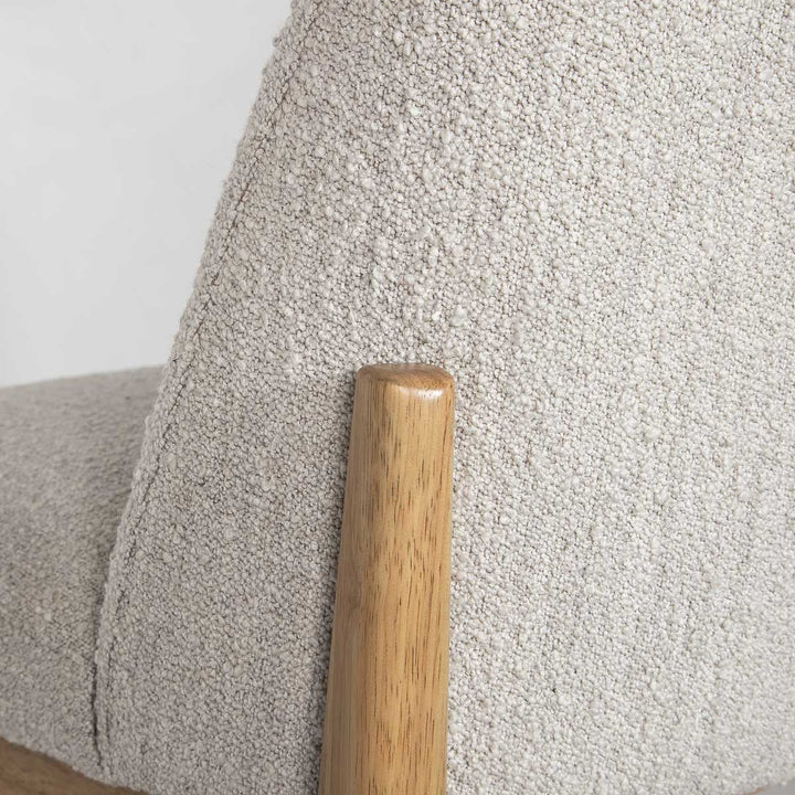 Fawcett Counter Stool - Taupe Boucle - Blonde