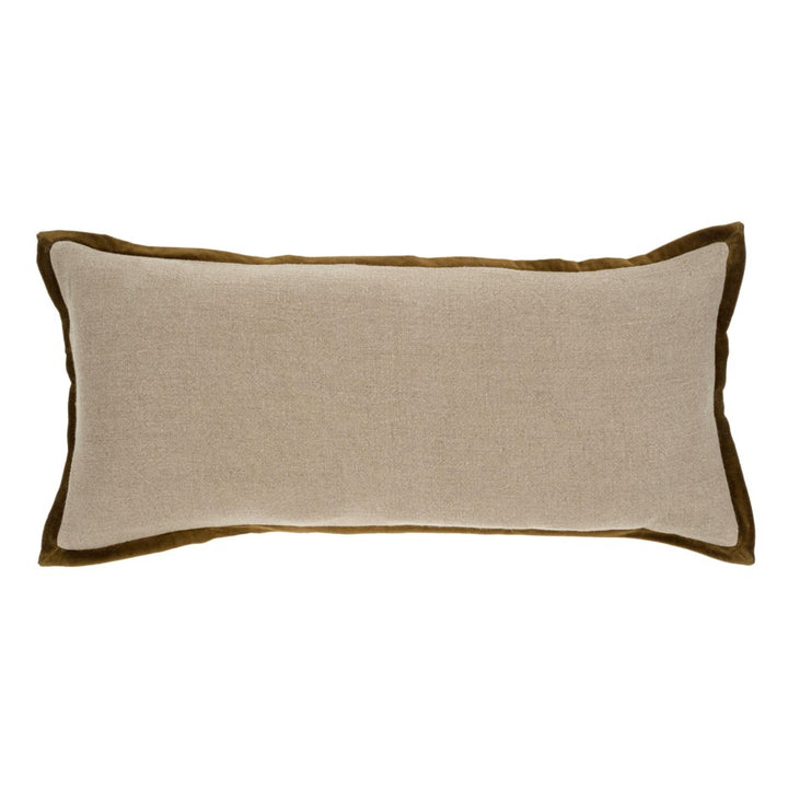 Velvet Trim Pillow