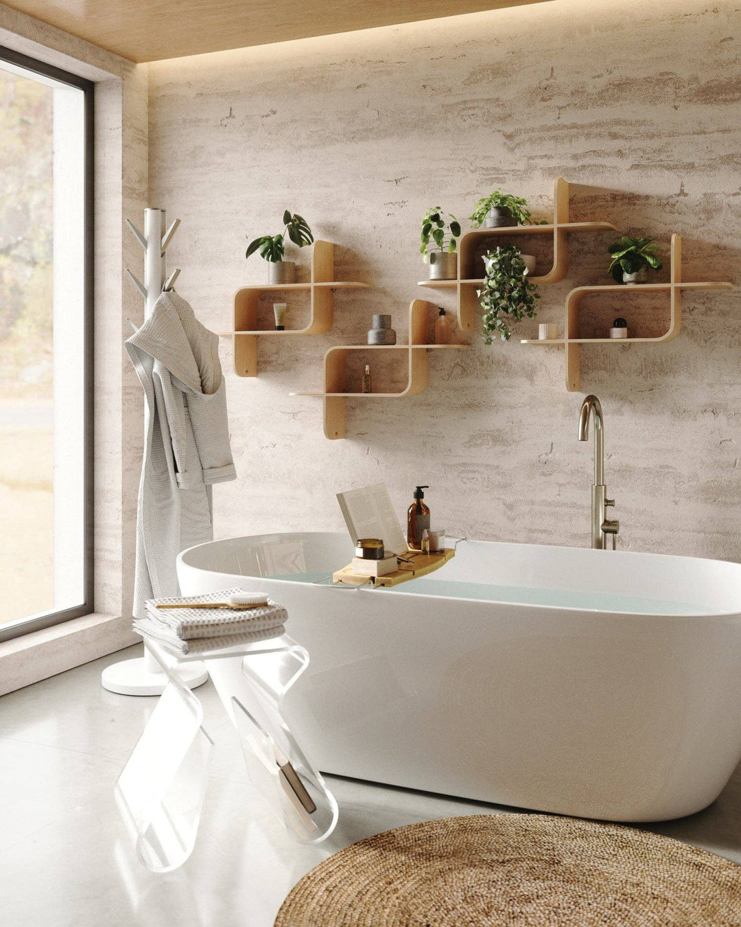 Aquala Bathtub Caddy &amp; Tray
