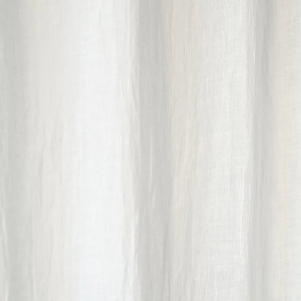 Linen Tie Top Curtain | Set of 2