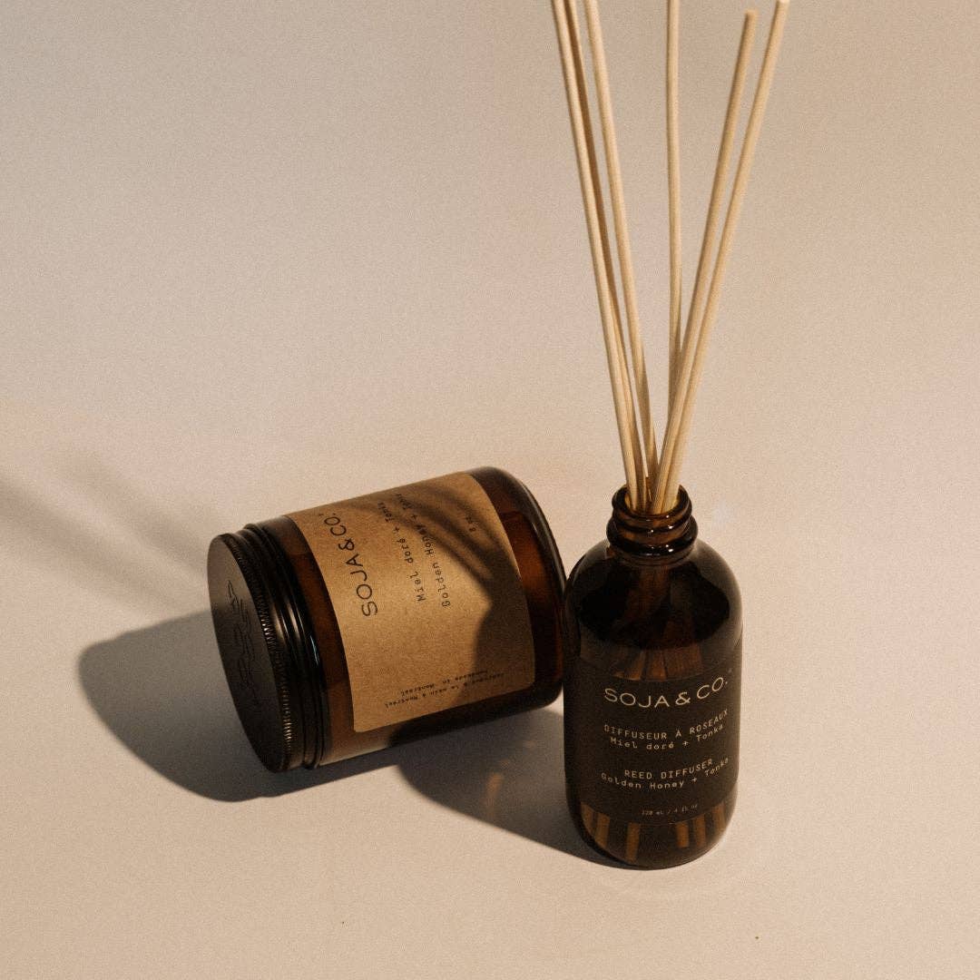 Reed Diffuser | Golden Honey + Tonka
