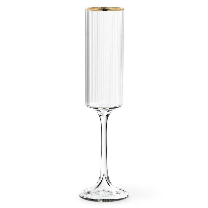 Gold Optic Glassware