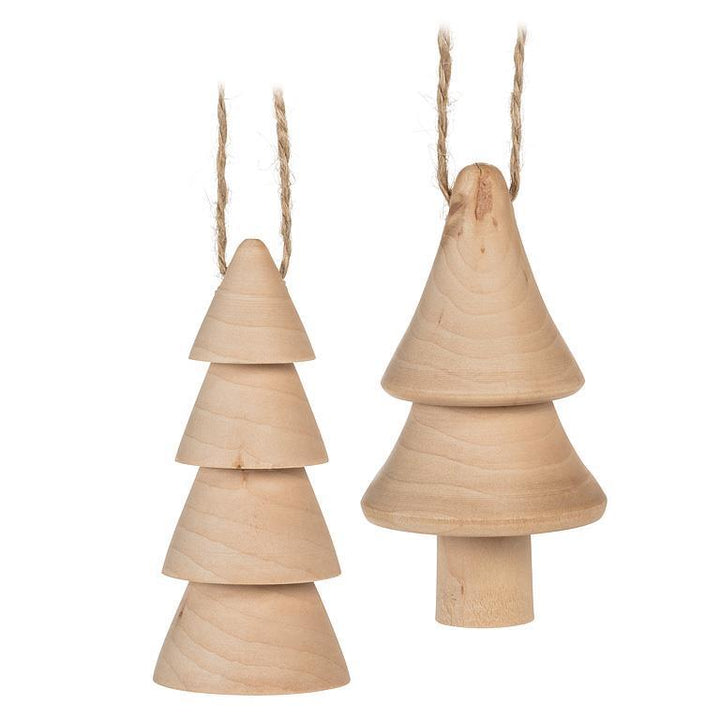 Wooden Tree Ornaments