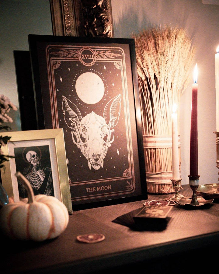 Marigold Tarot Print - The Moon