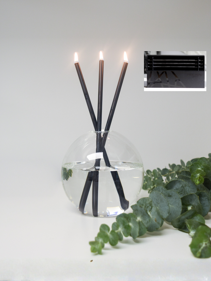 Everlasting Candles – Steel Candlesticks