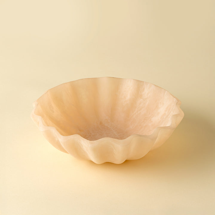 Scallop Resin Bowl