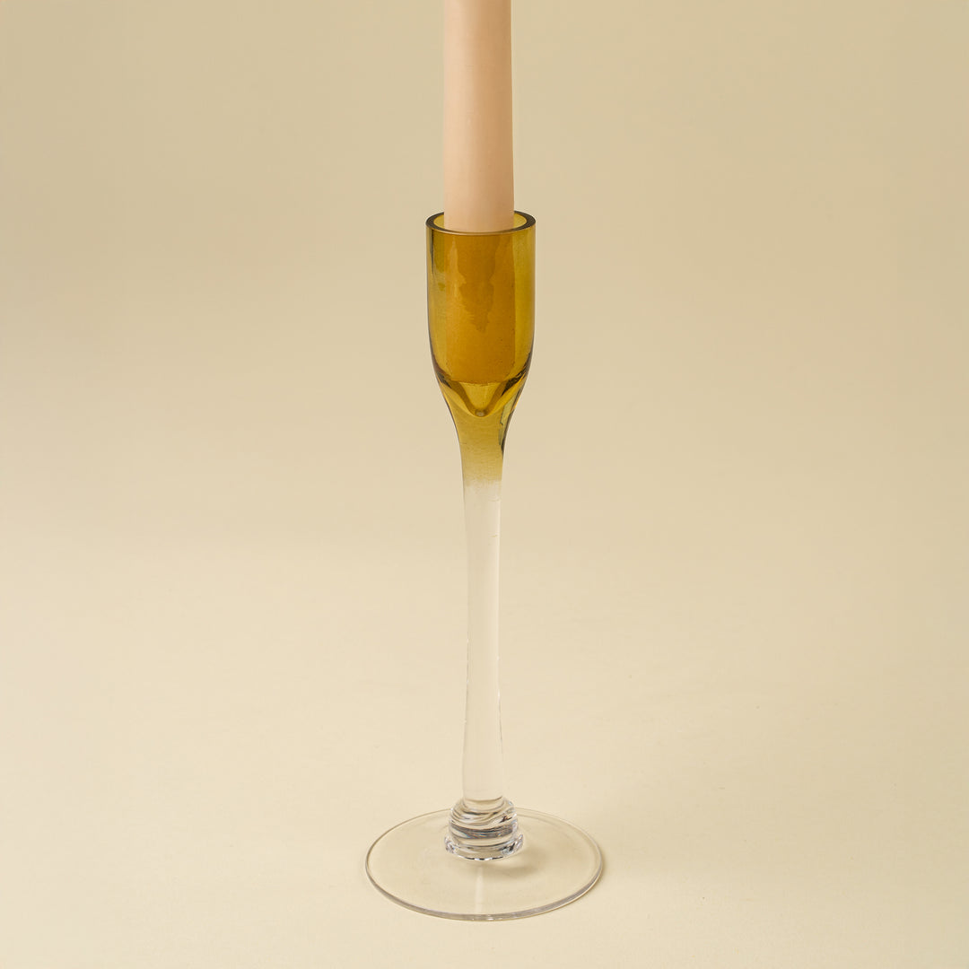 Clara Glass Candlestick