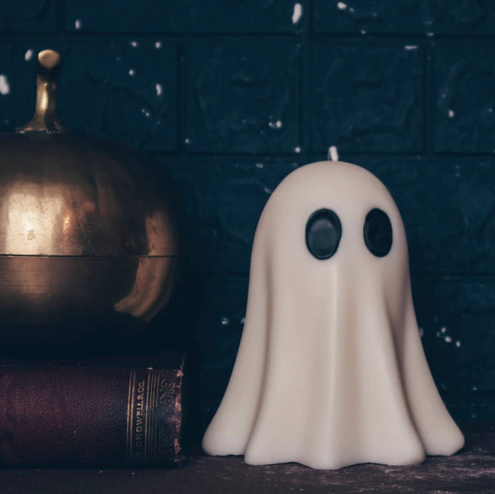 LARGE GHOST CANDLE | PILLAR