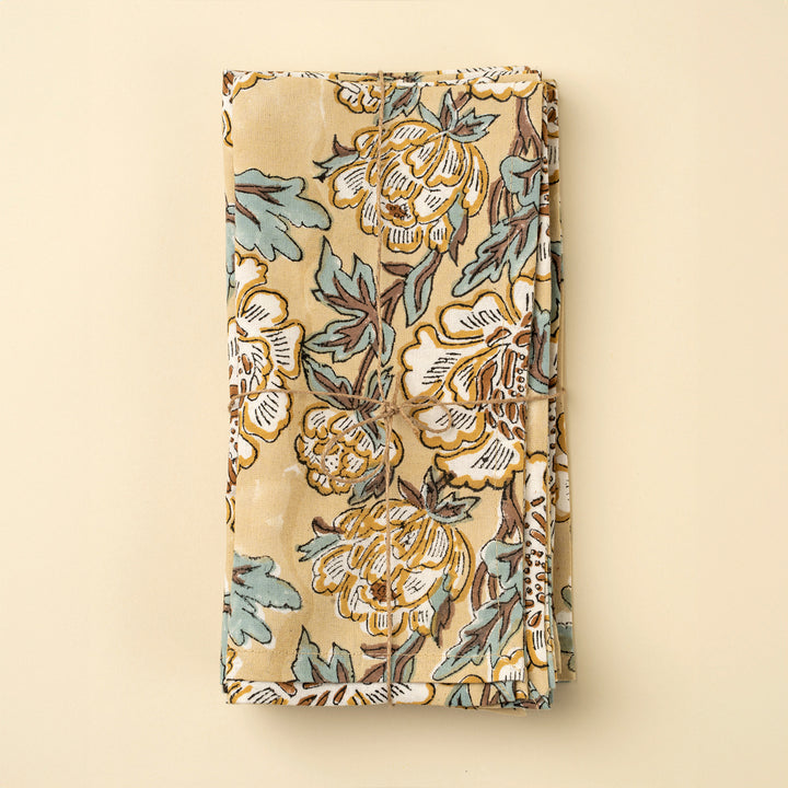 Lirien Block Print Napkins S/4