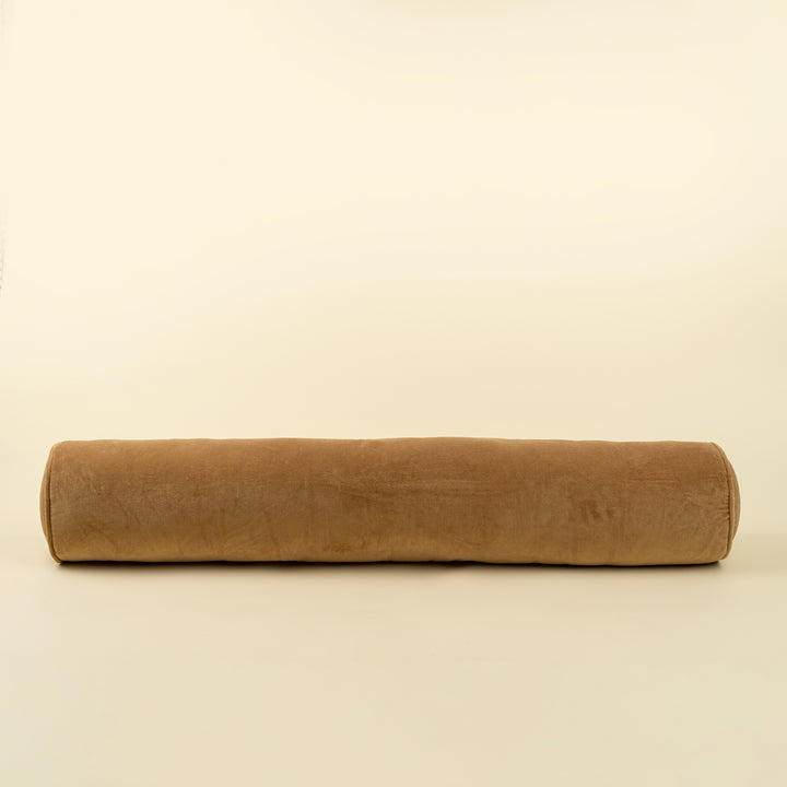 Velvet Long Bolster - Gold