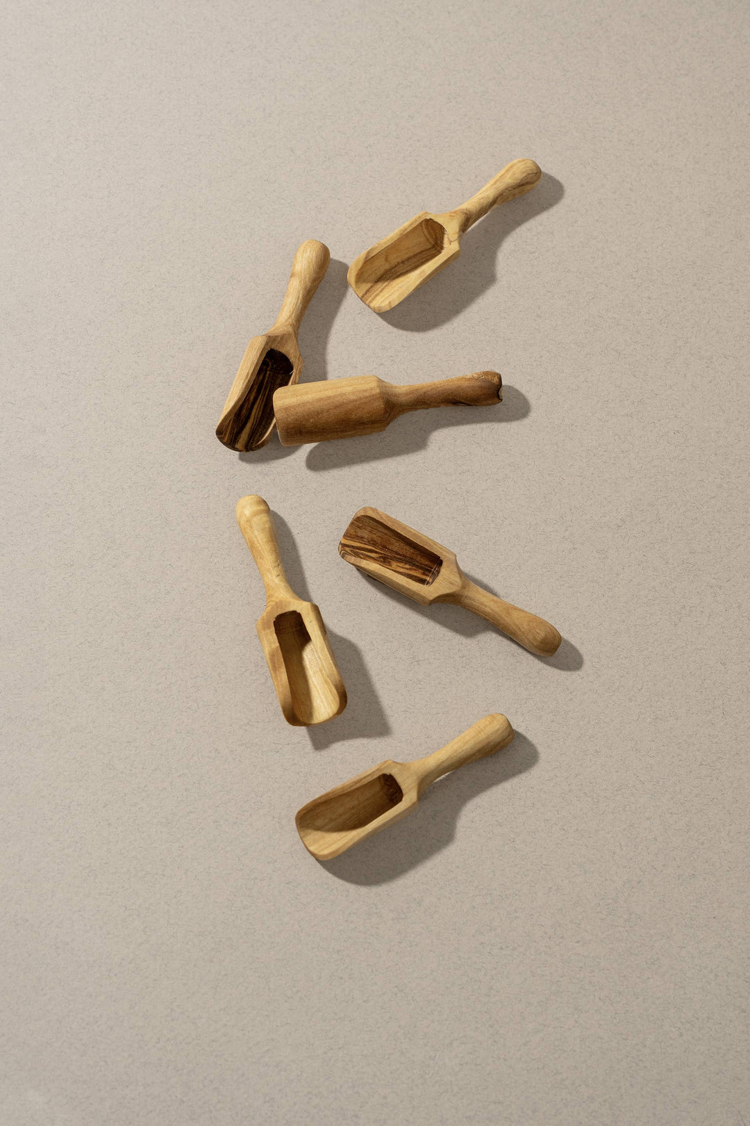 Natural Olive Wood Scoop | Handcrafted