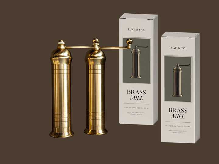 Brass Salt and Pepper Grinders