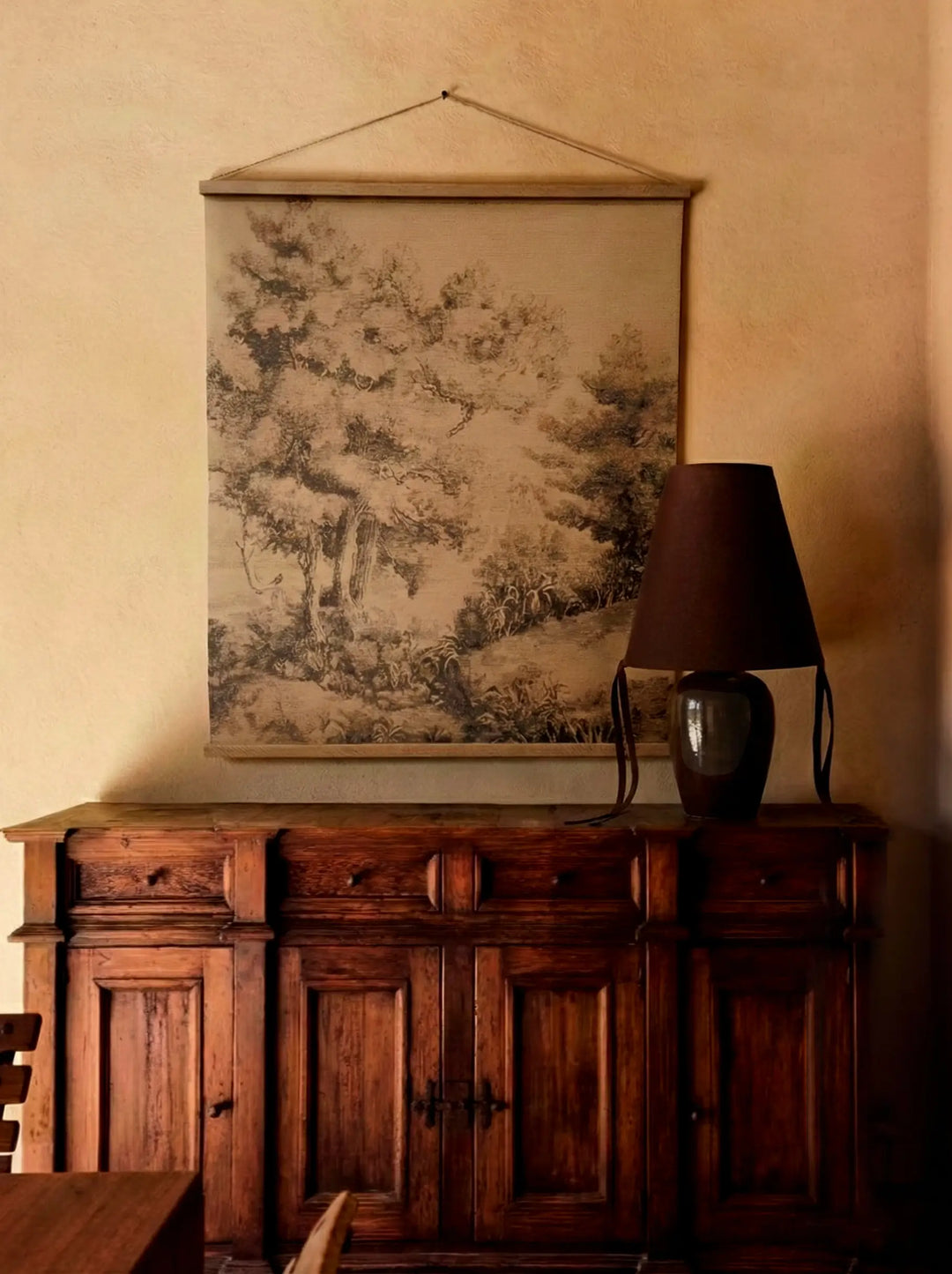 Verdure Sous la Lisière des Bois (tapestry print on linen)
