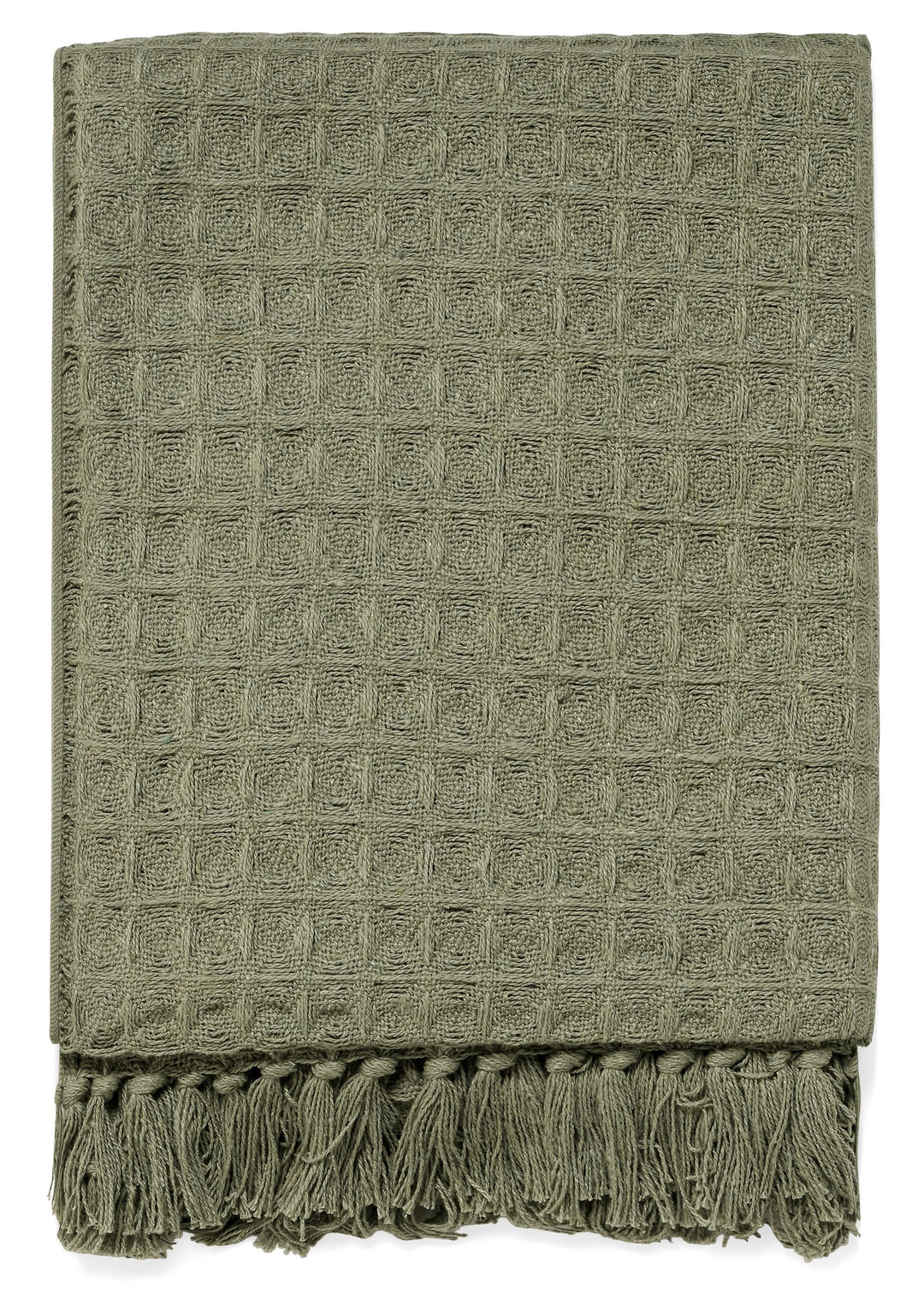 Waffle throw | Green