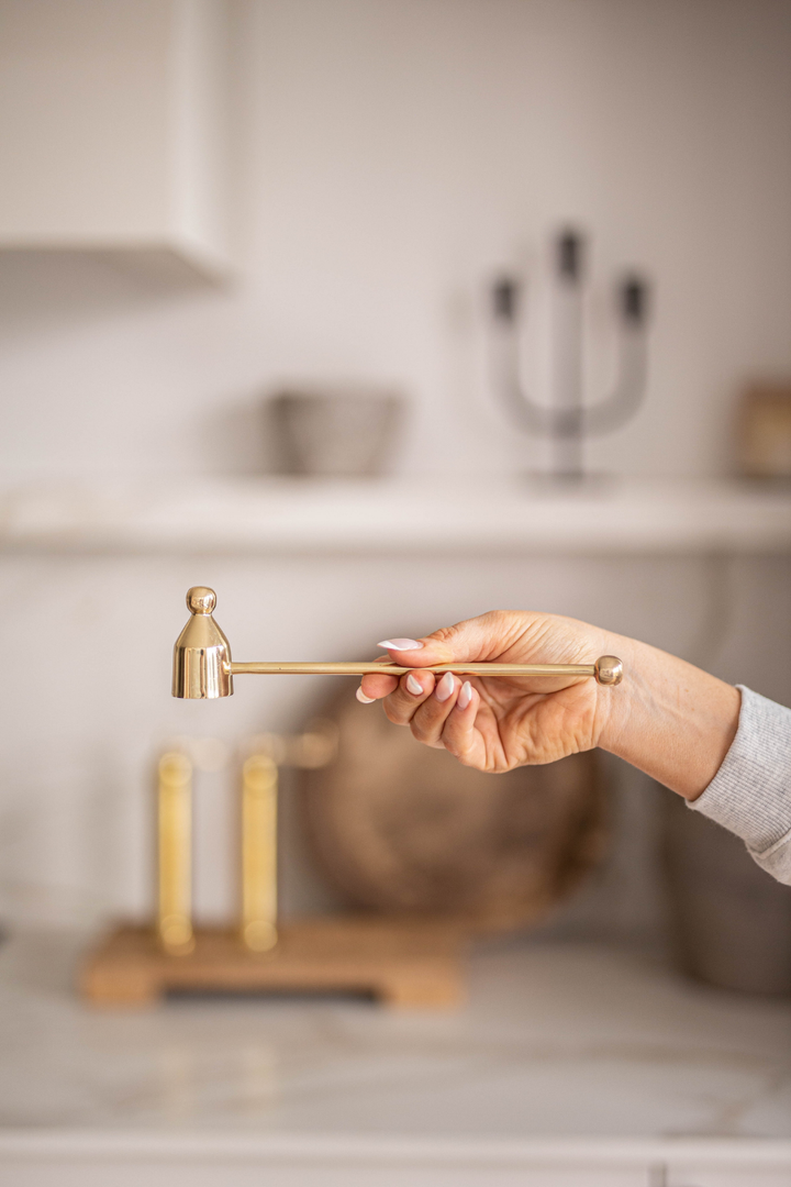 Brass Candle Snuffer