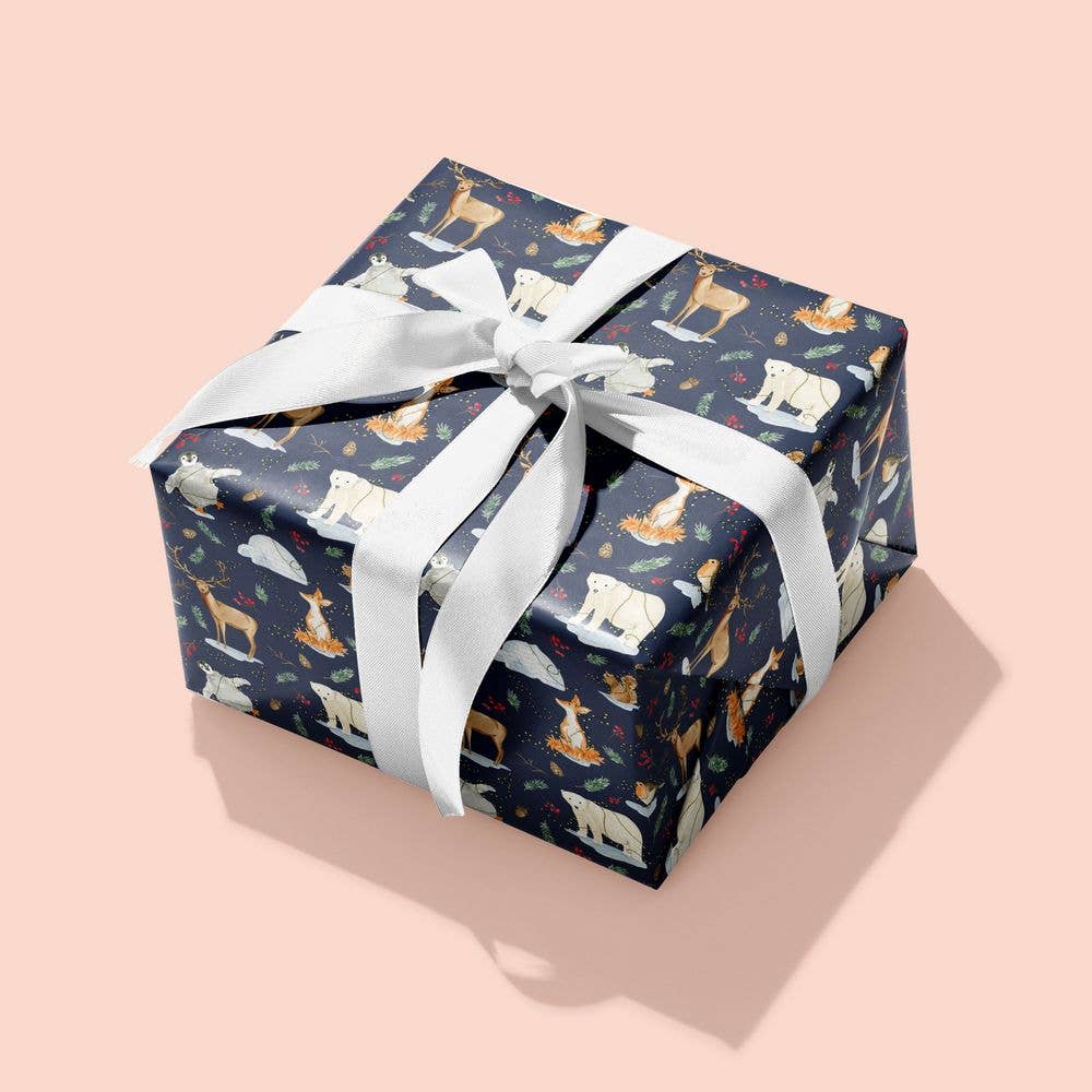 Festive Animals Christmas Gift Wrap