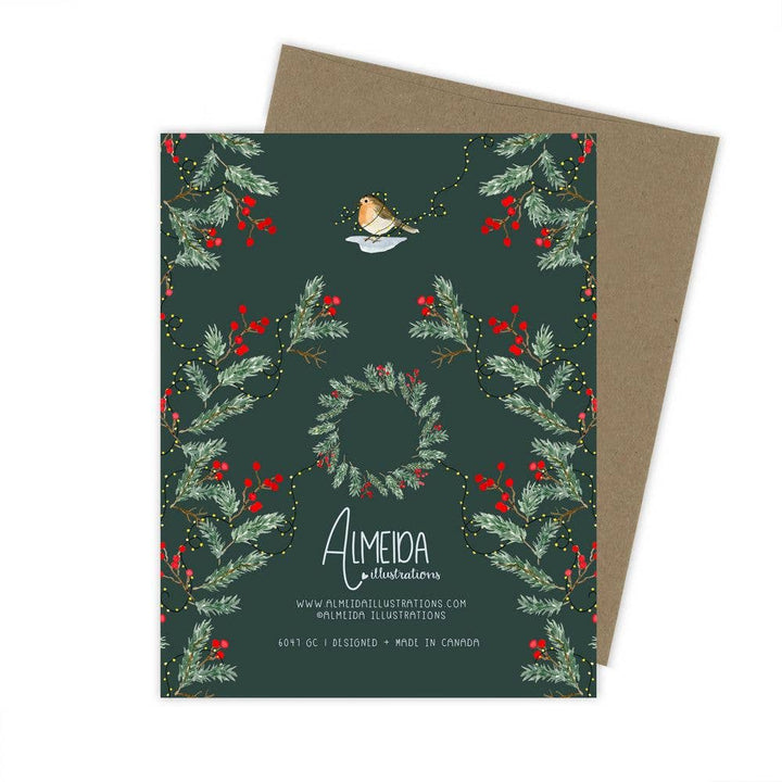 Merry Christmas Festive Fox Card