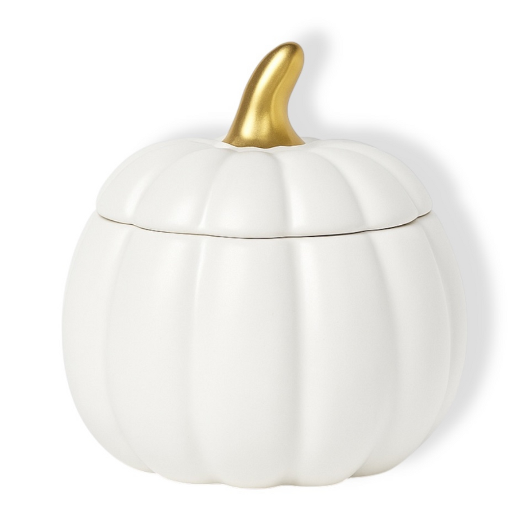 PUMPKIN CERAMIC CANDLE