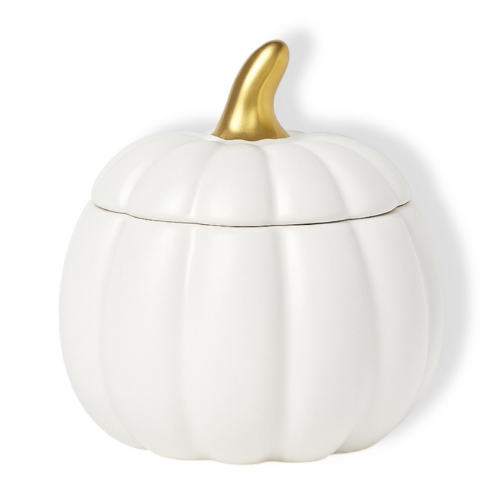PUMPKIN CERAMIC CANDLE