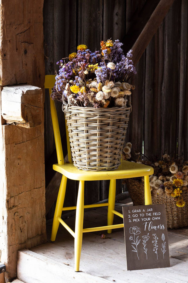 GREY WOVEN BASKET