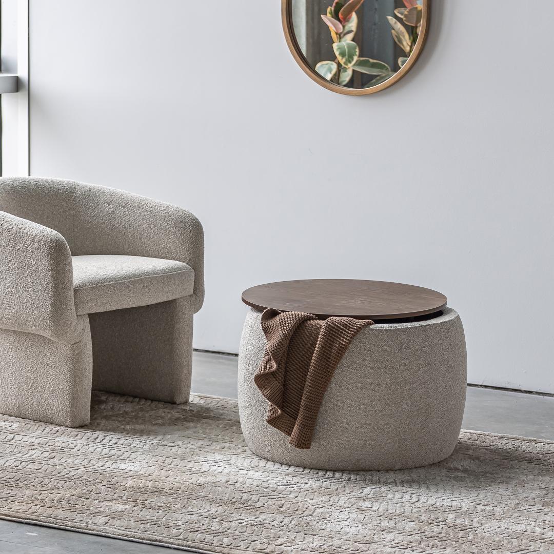 Ash Storage Ottoman