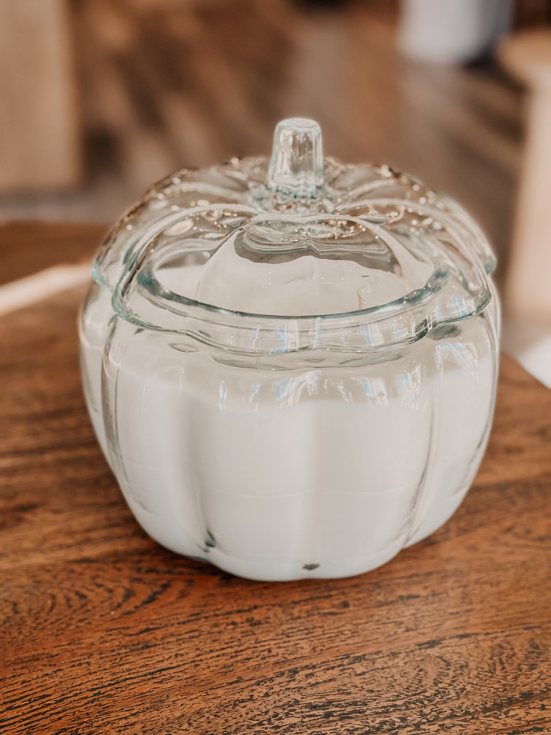 EXTRA LARGE GLASS PUMPKIN - APPLEWOOD PUMPKIN