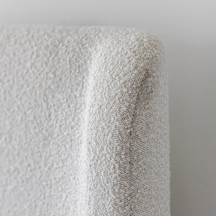 Faye King Bed - Off White