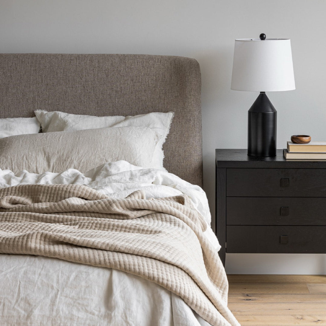 Faye Queen Bed Short - Perfect Taupe