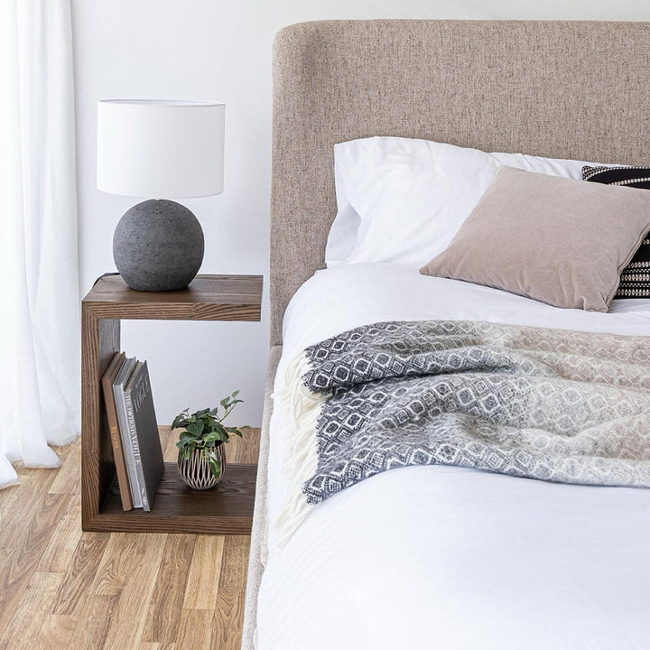Faye King Bed Short - Perfect Taupe
