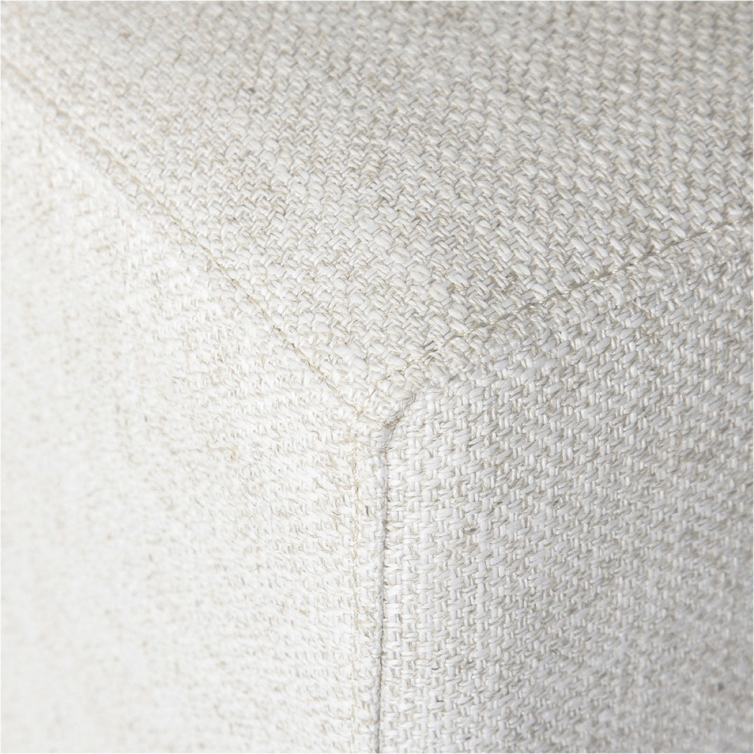 Forest Coffee Ottoman - Cream and Blonde Oak